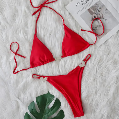 Sexy Bikini-Set für Damen mit Push-up-Effekt – ideal für Strand und Pool