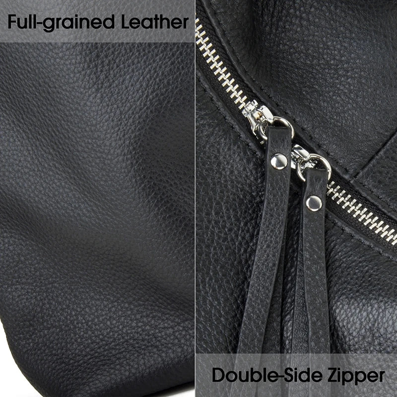 Naturleder Schultertasche Unisex Crossbody