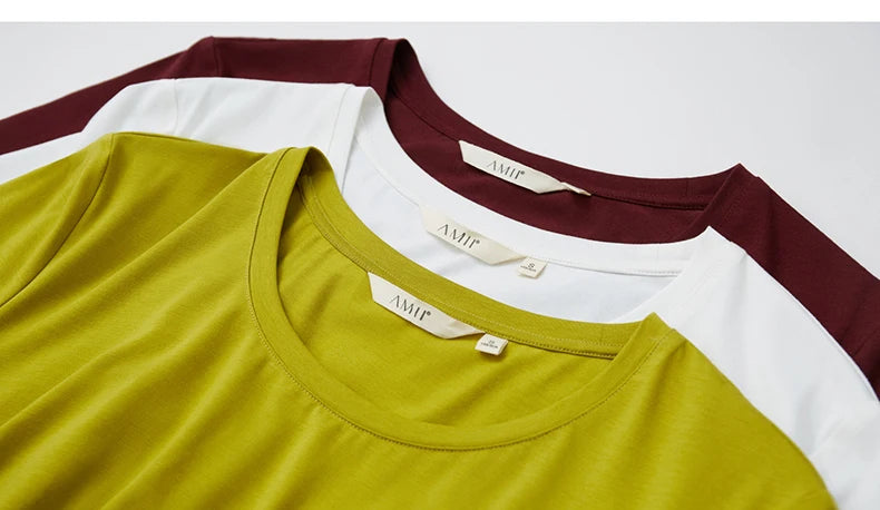Damen T-Shirt mit asymmetrischem Design und kurzen Ärmeln für den Sommer