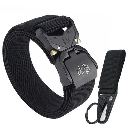 Unisex-Gürtel Schnellverschluss aus Nylon Elastisch 3,8 cm Breite Robuste Verarbeitung Alltagstauglich