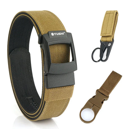 Unisex-Taktisch-Gürtel aus Nylon mit Metall-Schnellverschluss für Outdoor und Alltag