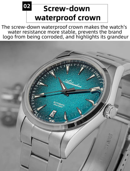 39mm Herren Automatikuhr BGW9 Ultra Leuchtzeiger Saphirglas 200m wasserdicht Edelstahl