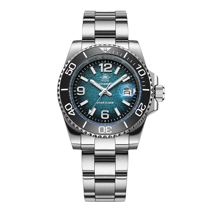 Herren-Taucheruhr 41 mm mit BGW9-Leuchtmasse und 20 Bar