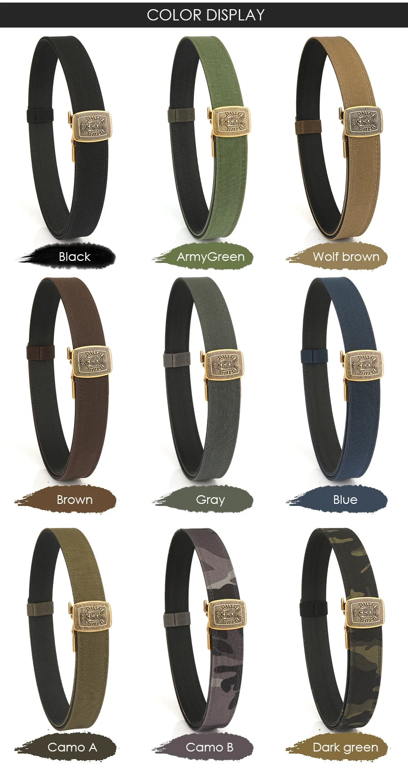VATLY Retro Rigid Tactical Gürtel Herren Nylon Schnellverschluss Duty Hose