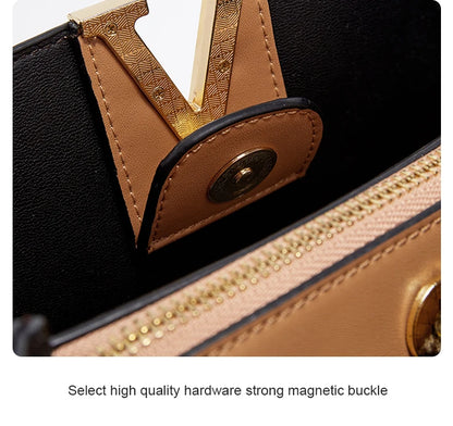 Damen Handtasche im Retro-Stil mit kleinem Bucket Bag