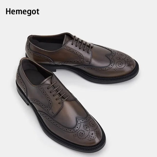 Schnürschuhe aus Echtleder für Herren – klassisch & bequem