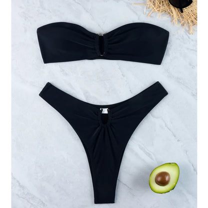 Sexy Bikini-Set für Damen mit brasilianischem Schnitt – ideal für Strand und Pool