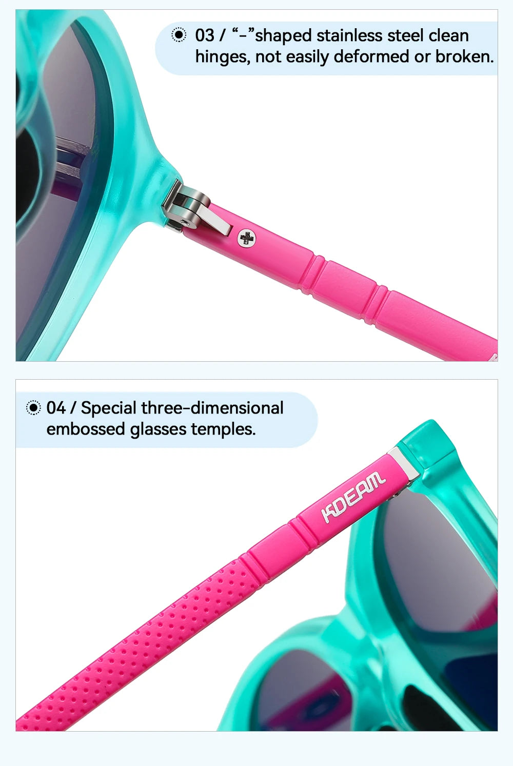 Damen-Sonnenbrille oval Retro polarisiert rutschfest Nasenpads Vintage