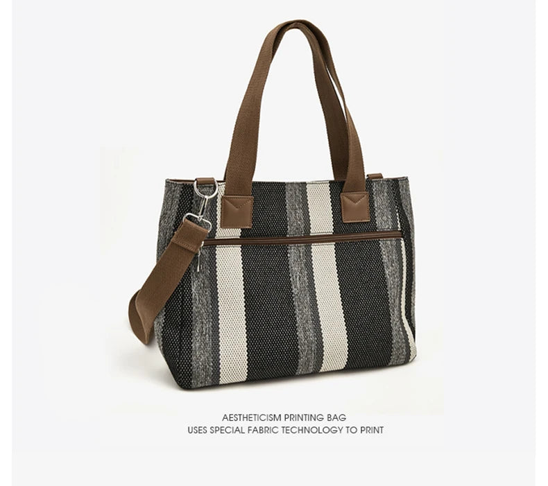 Damen Shoulder Bag aus Fabric Casual Large Capacity Tote Bag