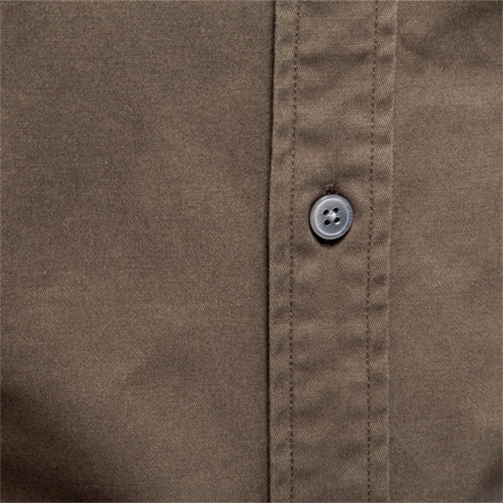 Premium Slim Fit Herrenhemd Aus Weicher Baumwolle Langarm