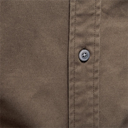 Premium Slim Fit Herrenhemd Aus Weicher Baumwolle Langarm