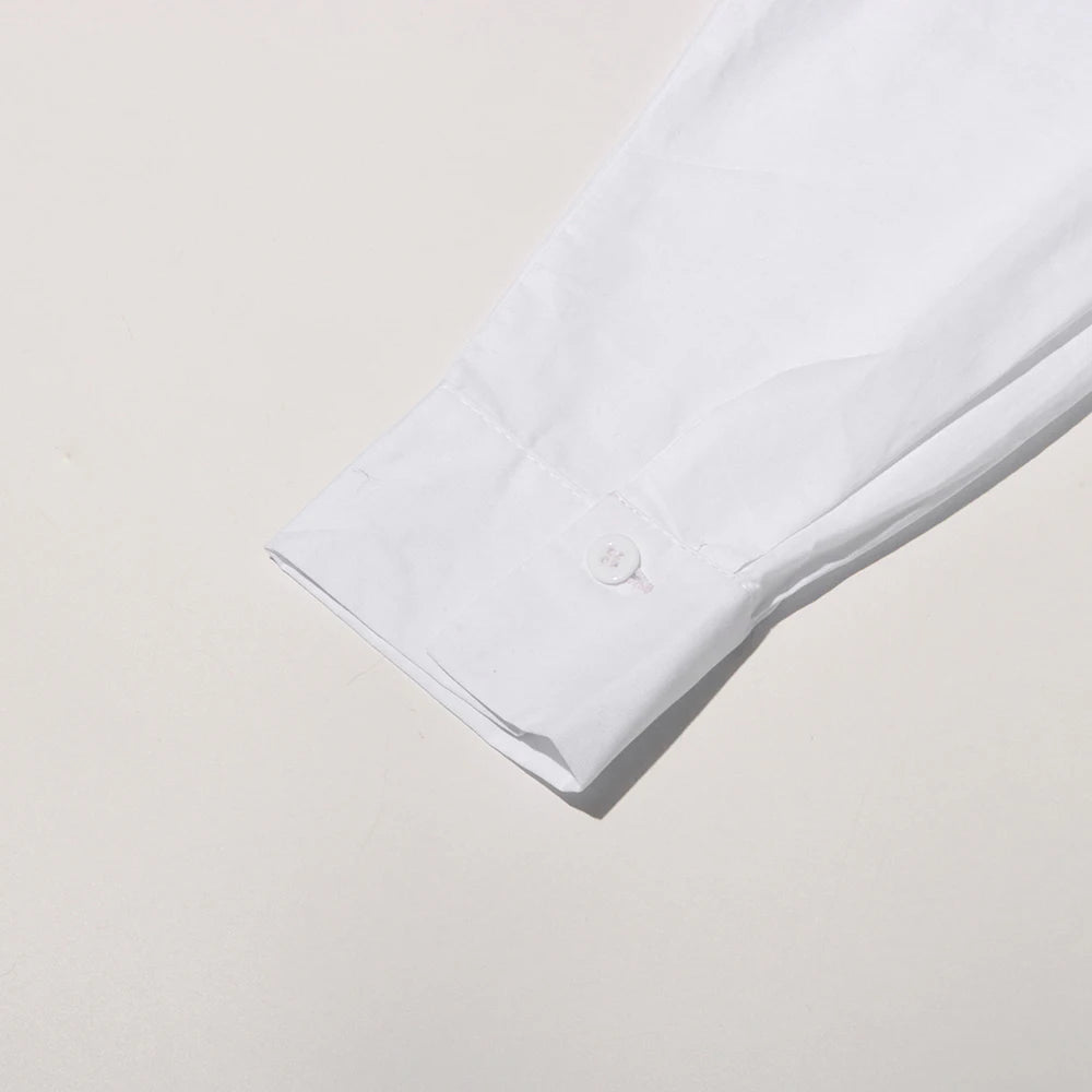 Eleganter Damen-Tunikablazer mit Reverskragen und langen Ärmeln im Patchwork-Design – ideal für die Straße