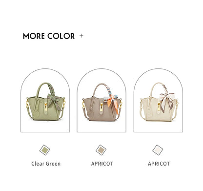 Damen Handtasche aus Split-Leder im Crossbody-Stil Luxus