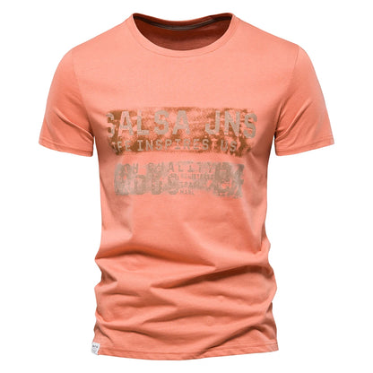 Herren T-Shirt aus Baumwolle im modischen Design für den Sommer