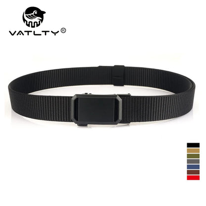 Herren-Gürtel aus Nylon mit Automatik-Schnalle, Robuster Alltags- und Outdoor-Begleiter, 3,4 cm Breit