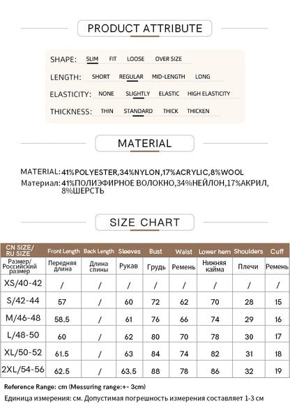 Produkt-Attributtabelle zu AMII Damenpullover, Passform, Material und Größen