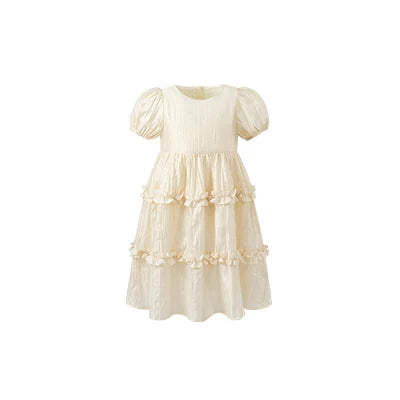 Sommerkleid für Mädchen im chinesischen Retro-Stil mit kurzen Ärmeln – Kawaii Cheongsam Chi-Pao Design für Kinder von 110cm bis 170cm