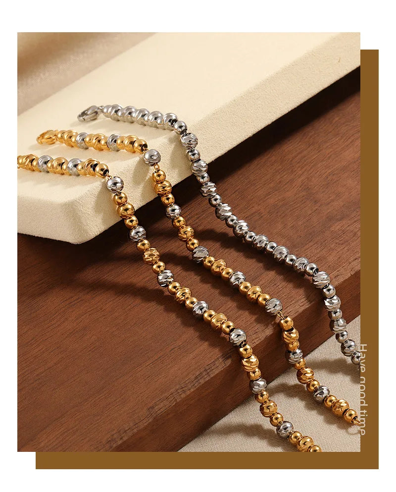 Damen-Armband Perlen zweifarbig