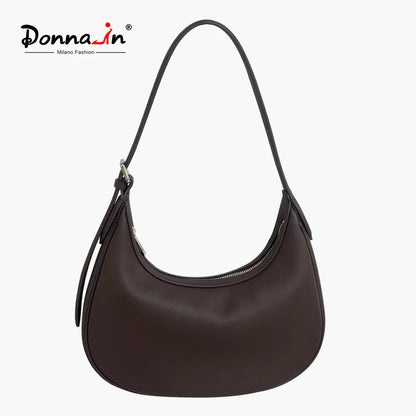 Damen Hobo Tasche aus Echtem Vollnarbigem Rindleder | Vintage Look