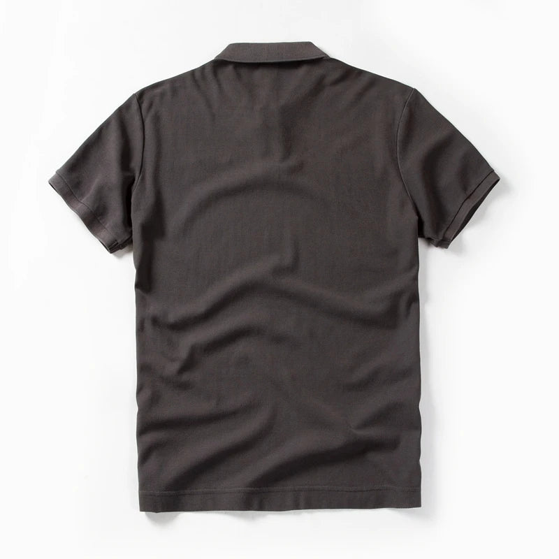Sommer Herren Polos hirts Baumwoll hemden Kurzarm Brief bestickt Emblem einfaches Hemd für männliche Größe M-3XL bp13202