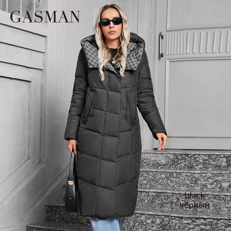 Winddichte Damen-Daunenjacke mit Kapuze – Leichter Herbst-Parka im modischen Design
