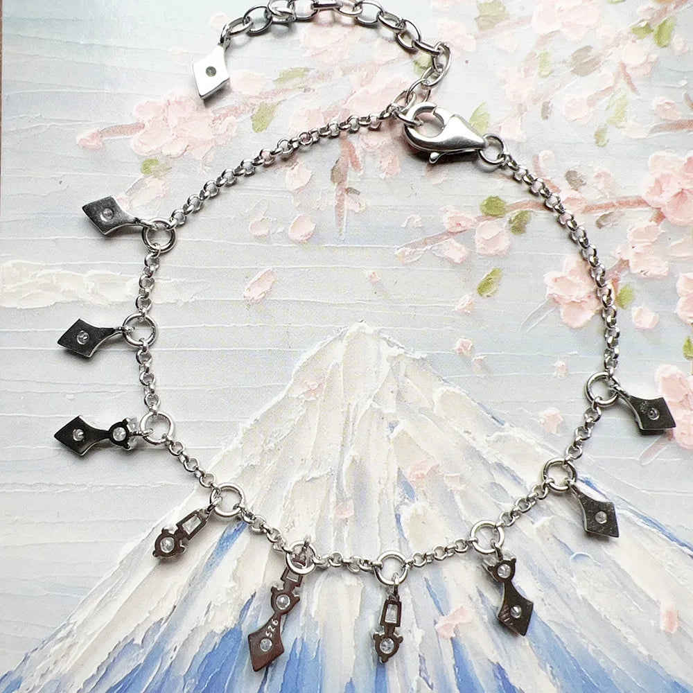 Damen-Armband Sonnenstrahlen Winter romantisch aus Sterlingsilber