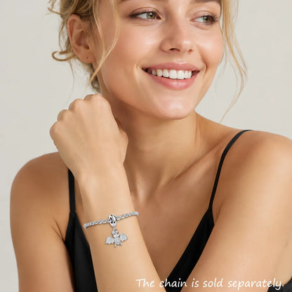Damen-Charm-Anhänger Fledermaus süß aus Sterlingsilber