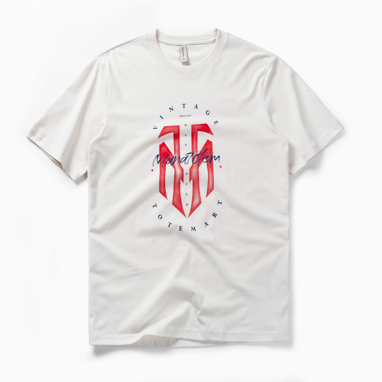 Herren T-Shirt mit Druck im Casual-Stil aus 100 Prozent Baumwolle