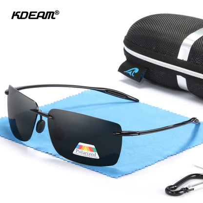 Sonnenbrille Sport TR90 leicht Laufen Fahren Karabiner-Etui Herren