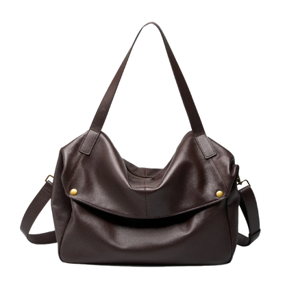 Damen Handtasche aus echtem Leder mit großer Kapazität
