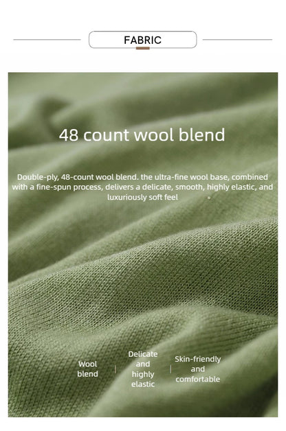 Detail Wollmischgewebe, 48 count, Stofftextur im Nahbereich