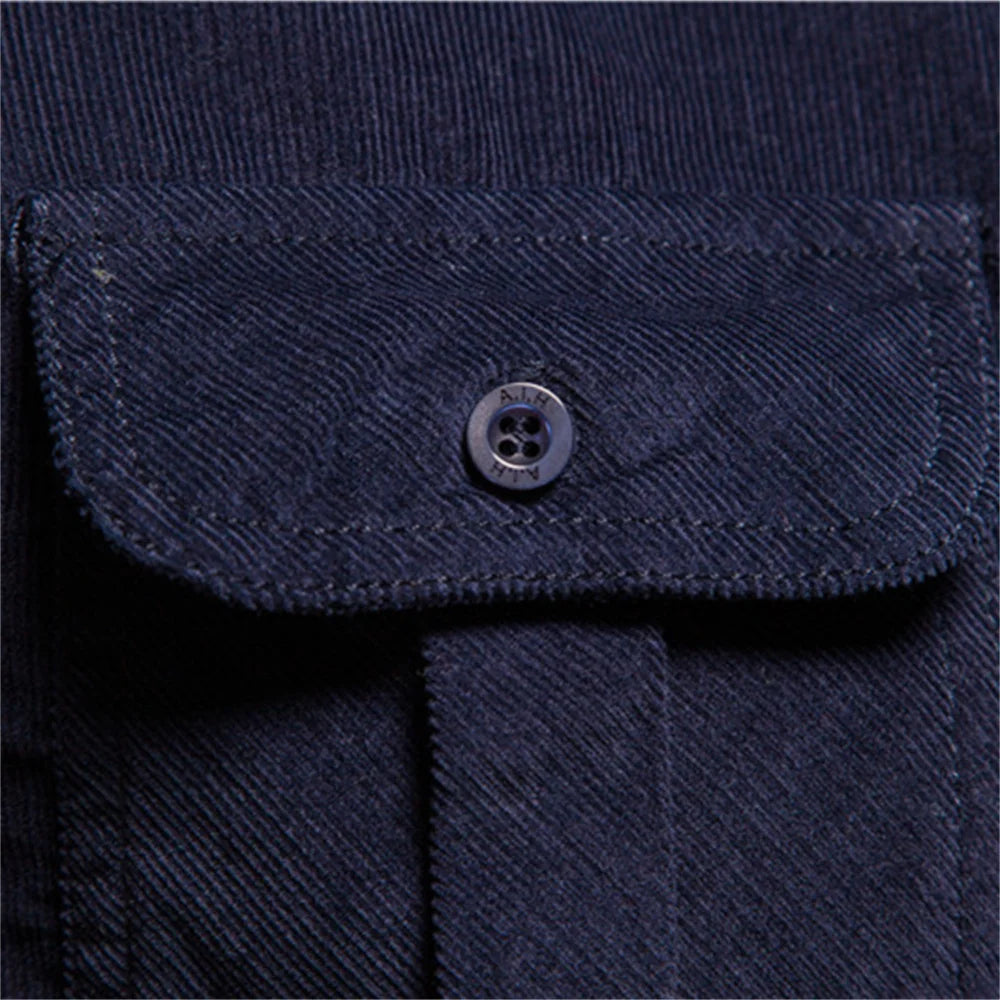 Herren Business Casual Hemd aus 100 Prozent Baumwolle im einfarbigen Slim Fit