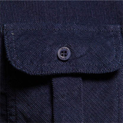 Herren Business Casual Hemd aus 100 Prozent Baumwolle im einfarbigen Slim Fit
