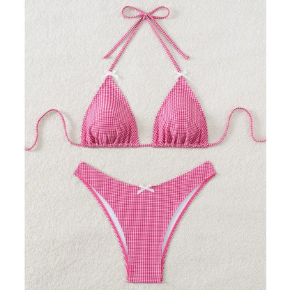 Glamouröses Push-up-Bikini-Set für Damen mit brasilianischem Schnitt – perfekt für Strand und Pool
