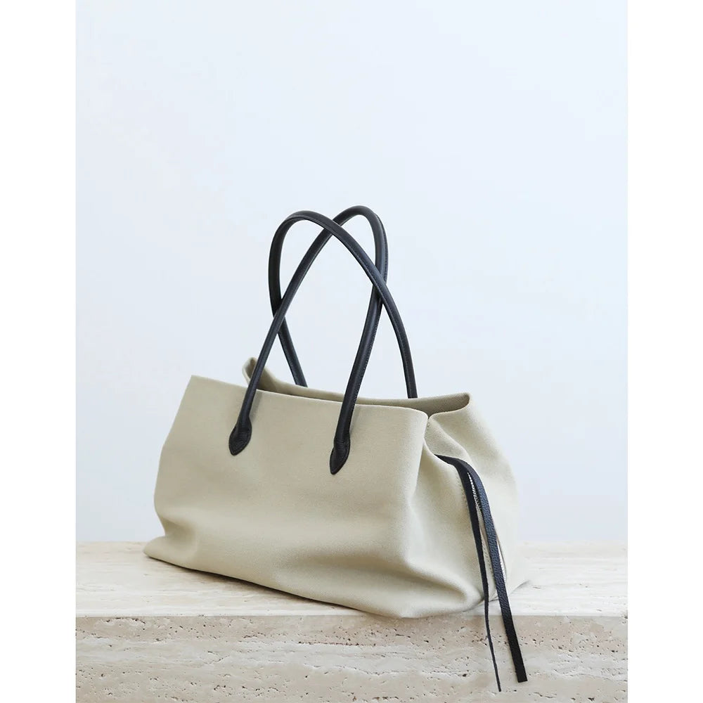 Wildleder-Tote | Große Damen-Handtasche Zum Pendeln