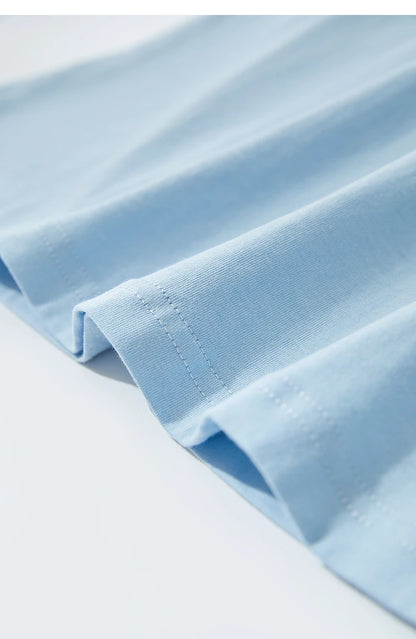 Damen T-Shirt im minimalistischen Stil mit bestickten Liebesperlen für den Sommer