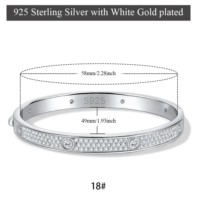 Damen-Schmuckset Ring und Armreif mit Moissanit