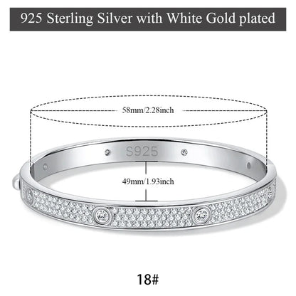 Damen-Schmuckset Ring und Armreif mit Moissanit