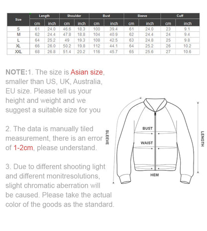 Herren Jacke Bestickte Slim-Fit Canvas Revers Mantel Zip-Up Casual
