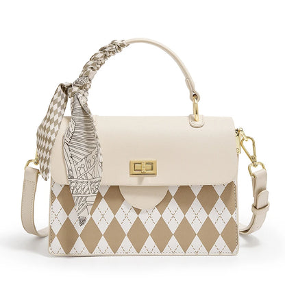 Damen-Umhängetasche Crossbody aus PU-Leder Elegante Alltagsbegleiter mit Verstellbarem Schultergurt