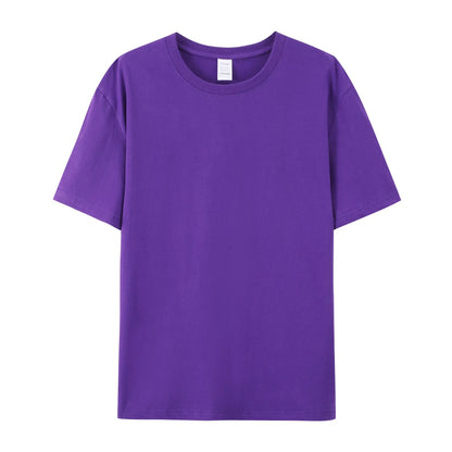 Herren Baumwolle T Shirt Leichter Oversize Schnitt Casual Sommer