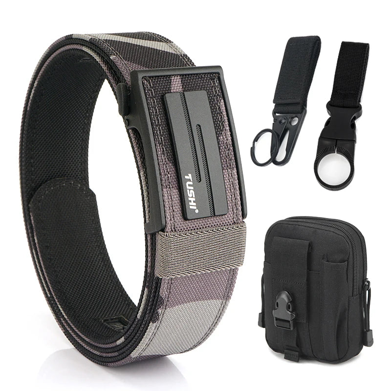 VATLY Dicker Tactical Gürtel Herren Nylon Militär Pistolen-Gürtel Arbeit