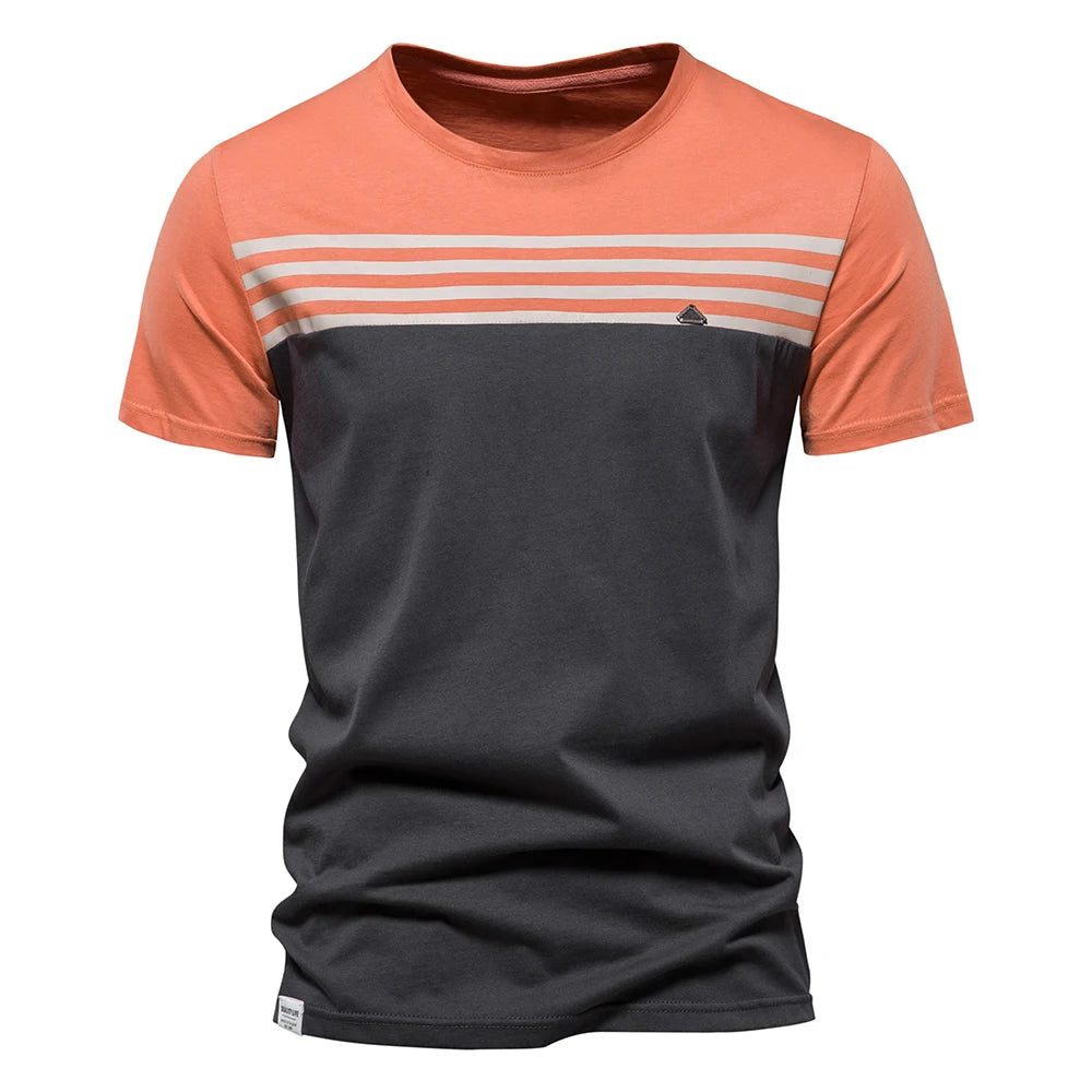 Herren T-Shirt aus Baumwolle mit Print im lässigen Streetwear-Stil