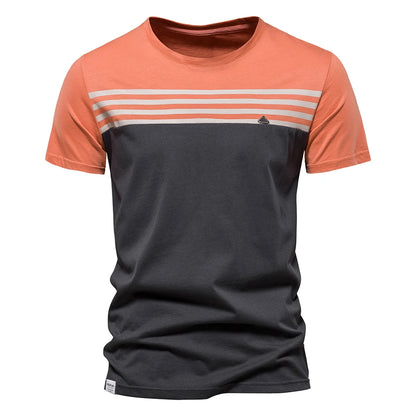Herren T-Shirt aus Baumwolle mit Print im lässigen Streetwear-Stil