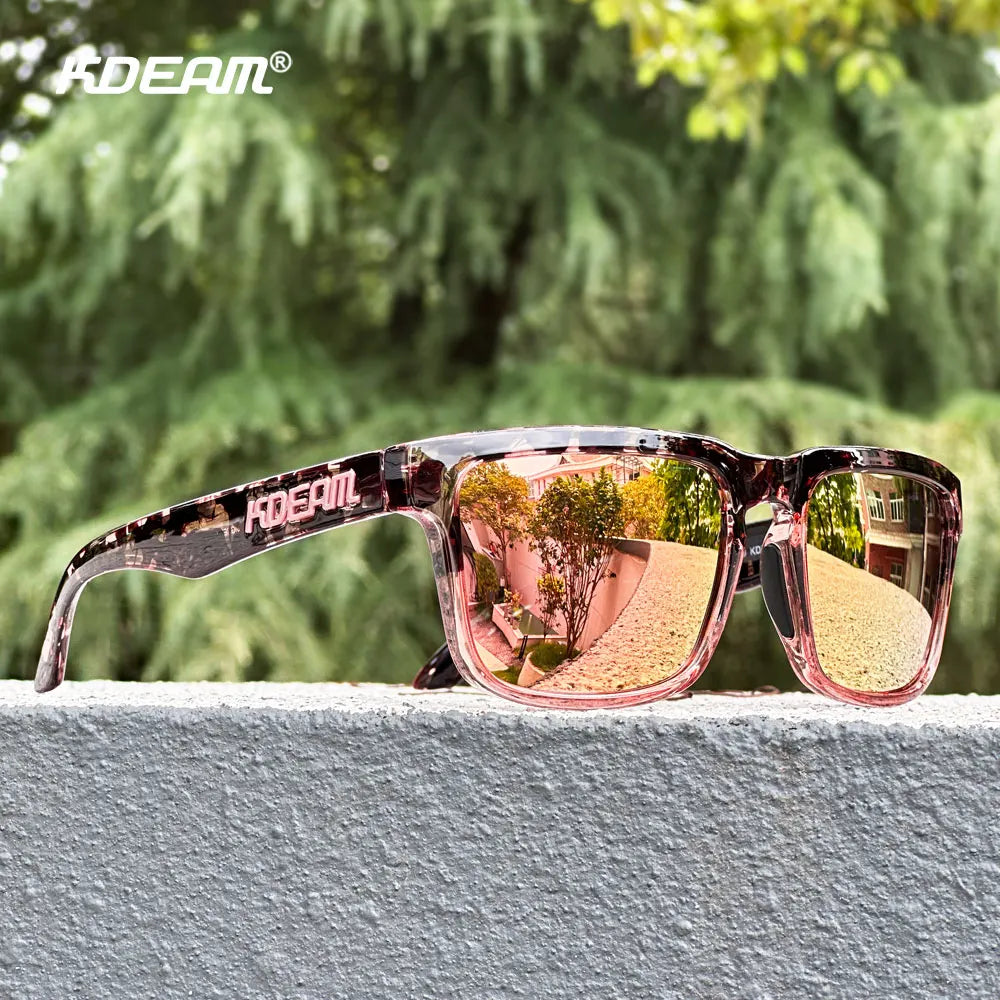 Sonnenbrille Outdoor polarisiert Farbverlauf winddicht Standardgröße Unisex