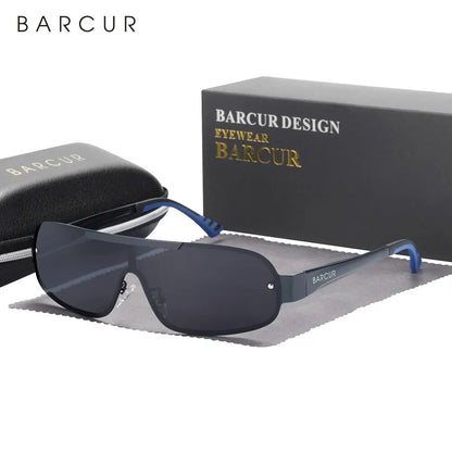 Sonnenbrille Pilot Al-Mg schmal polarisiert UV400 Sport Herren