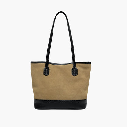 Veloursleder Tote - Fassungsvermögen Alltag und Reisen