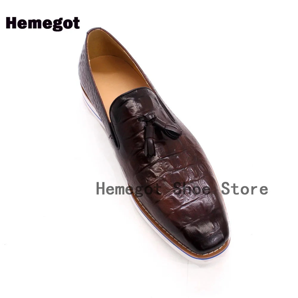 Elegante Herren-Loafer mit dicker Sohle – stilvoll & komfortabel
