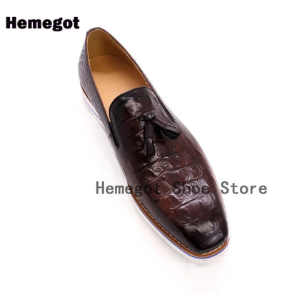Elegante Herren-Loafer mit dicker Sohle – stilvoll & komfortabel