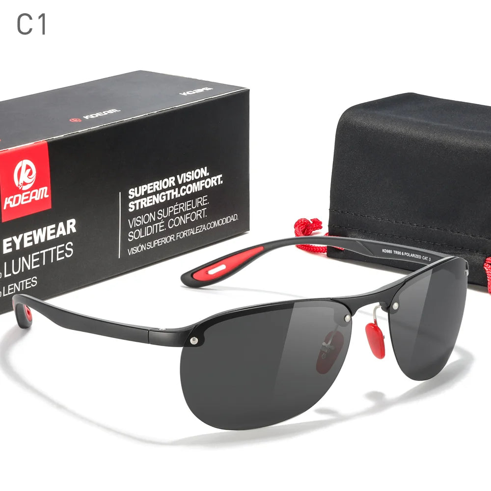 Sonnenbrille Sport TR90 ultraleicht polarisiert 63mm Herren